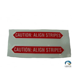 Decal Caution Align - Robinson - D382-44
